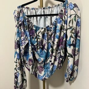 Floral Off-Shoulder Women's Top